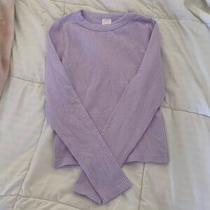 No boundaries light purple long sleeve